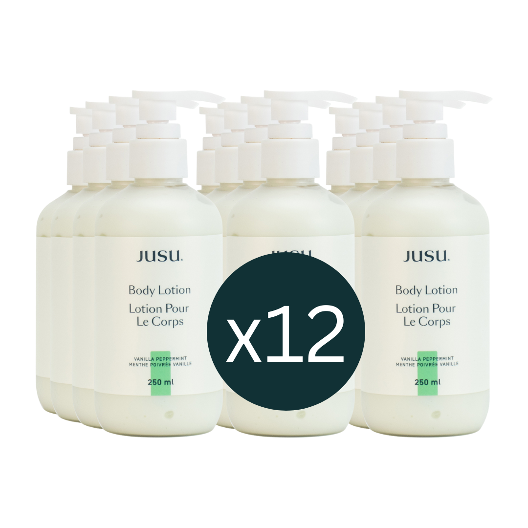 VANILLA PEPPERMINT BODY LOTION (Clear Bottle)