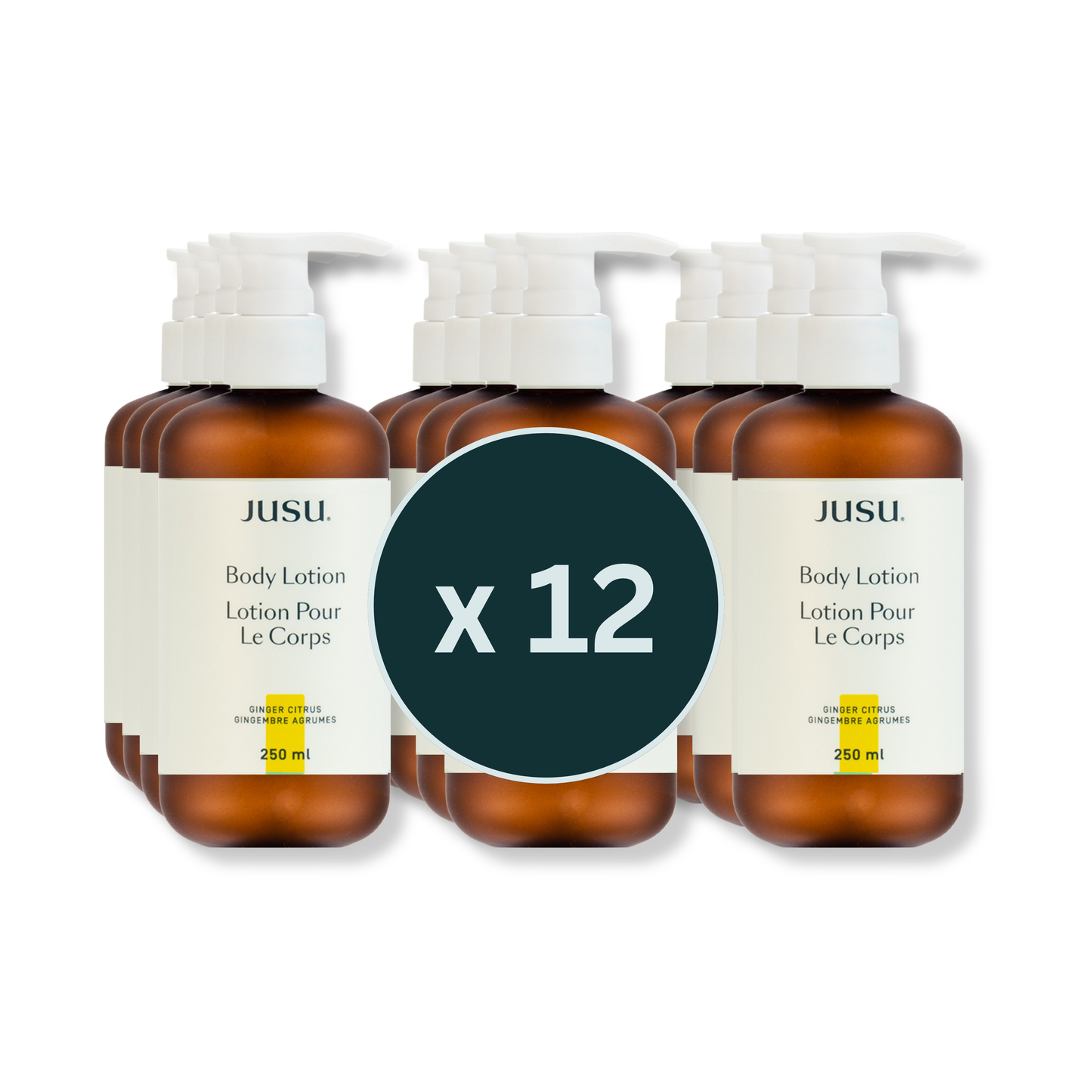 GINGER CITRUS BODY LOTION (Amber Bottle)