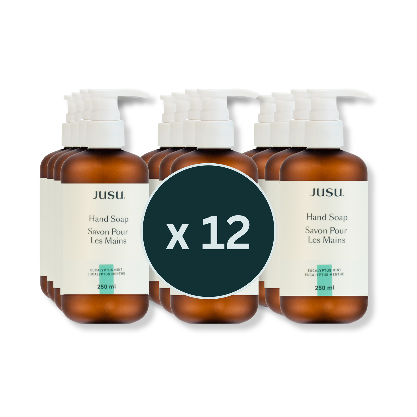 EUCALYPTUS MINT HAND SOAP (Amber Bottle)